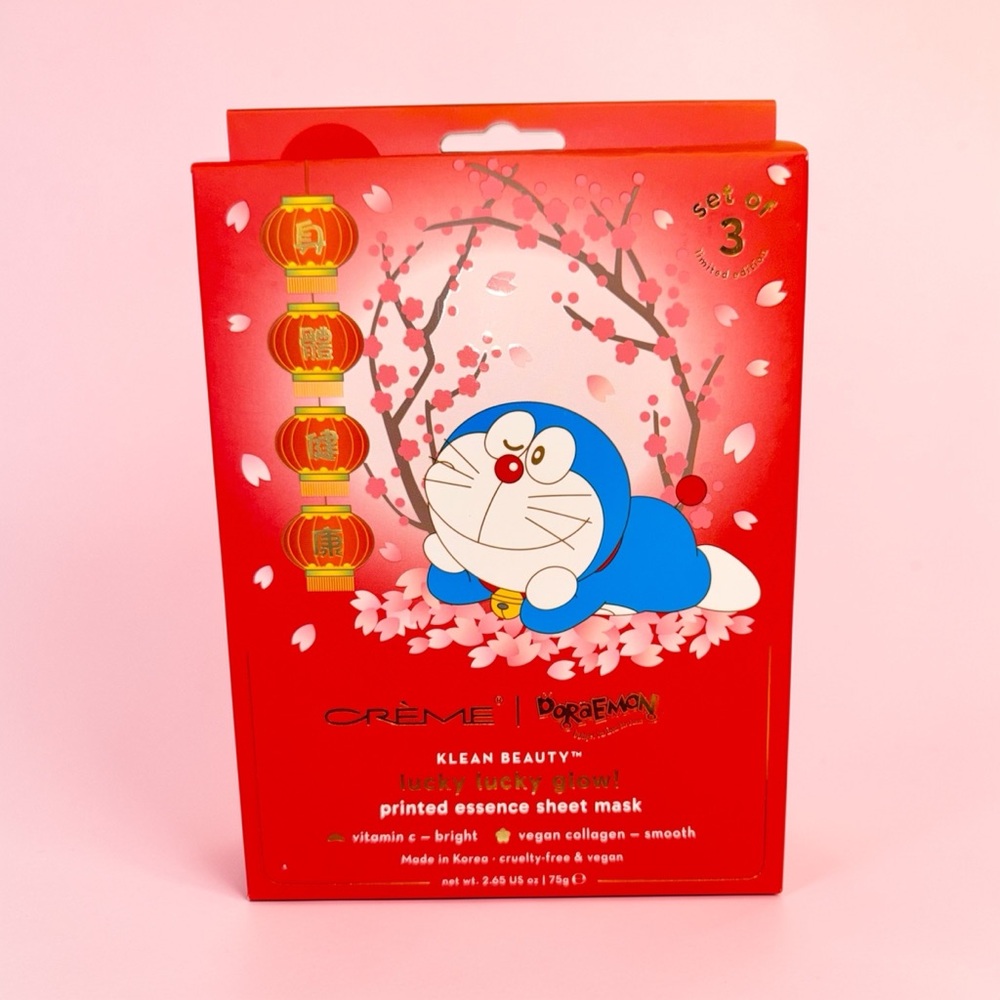 Flash Sale $8: The Crème Shop Doraemon Klean Beauty Printed Essence Sheet Mask